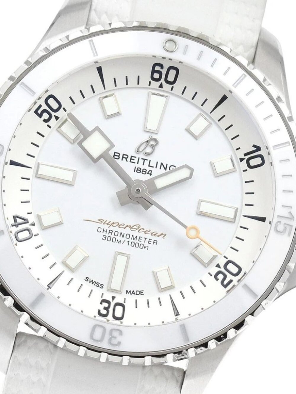 BREITLING Superocean Automatic 36 A17377 white Dial Automatic Boy's Watch_948608